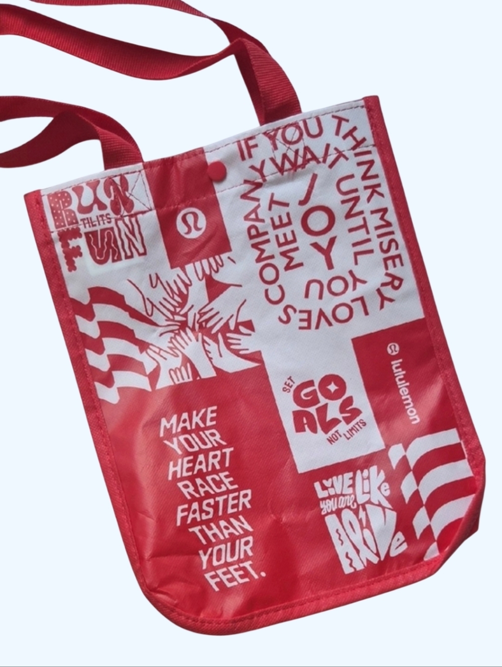 Lululemon Reusable Shoppin Bag-Small 12" X 9"